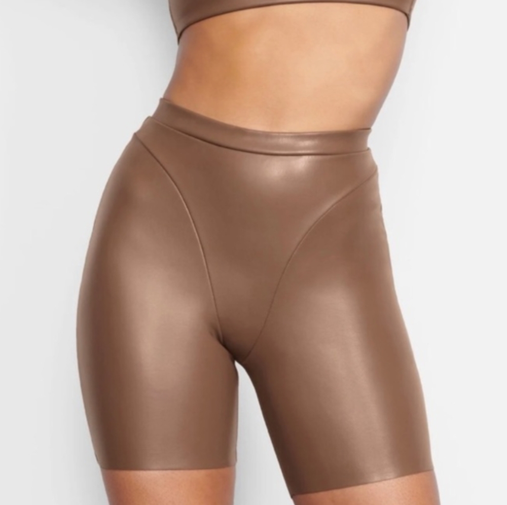 SKIMS Brown Shapewear Shorts